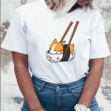Load image into Gallery viewer, Ladies Hoodie Cartoon Shiba Inu Coach Funny Graphic Hoodie Fashion Sudadera Mujer Moletom Cute Shiba Sushi Hoodie
