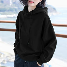 Load image into Gallery viewer, 2019 New Plus velvet Basic Hoodies For Women Leisure Female winter Solid Colour Casual SweatshirtHip Pop Tops