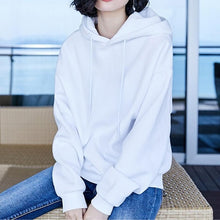 Load image into Gallery viewer, 2019 New Plus velvet Basic Hoodies For Women Leisure Female winter Solid Colour Casual SweatshirtHip Pop Tops