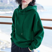 Load image into Gallery viewer, 2019 New Plus velvet Basic Hoodies For Women Leisure Female winter Solid Colour Casual SweatshirtHip Pop Tops