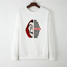Load image into Gallery viewer, Showtly La Casa De Papel Hoodies Money Heist Tees TV Series Sweatshirt Women Clothes House of Paper Funny Harajuku Oversized