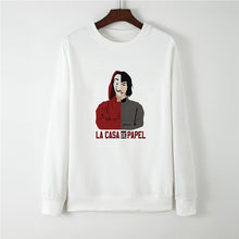 Load image into Gallery viewer, Showtly La Casa De Papel Hoodies Money Heist Tees TV Series Sweatshirt Women Clothes House of Paper Funny Harajuku Oversized