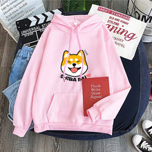 Load image into Gallery viewer, Ladies Hoodie Cartoon Shiba Inu Coach Funny Graphic Hoodie Fashion Sudadera Mujer Moletom Cute Shiba Sushi Hoodie