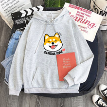 Load image into Gallery viewer, Ladies Hoodie Cartoon Shiba Inu Coach Funny Graphic Hoodie Fashion Sudadera Mujer Moletom Cute Shiba Sushi Hoodie