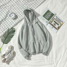 Load image into Gallery viewer, Woman's Solid 3 Colors Hoodies Sweatshirts Female 2020 Cotton Thicken Warm Hoodies Lady Autumn Fashion Streetwear Tops Women
