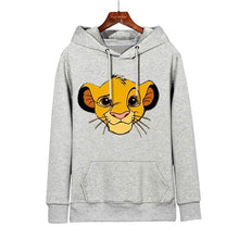 Load image into Gallery viewer, The Lion King Cartoon Print Hoodie Women Loose Casual Cute Long Sleeve Lady Pullover Tops Harajuku Streetwear Sweatshirt Clothes
