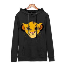 Load image into Gallery viewer, The Lion King Cartoon Print Hoodie Women Loose Casual Cute Long Sleeve Lady Pullover Tops Harajuku Streetwear Sweatshirt Clothes
