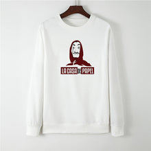 Load image into Gallery viewer, Showtly La Casa De Papel Hoodies Money Heist Tees TV Series Sweatshirt Women Clothes House of Paper Funny Harajuku Oversized
