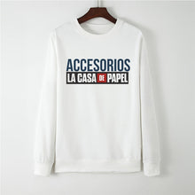 Load image into Gallery viewer, Showtly La Casa De Papel Hoodies Money Heist Tees TV Series Sweatshirt Women Clothes House of Paper Funny Harajuku Oversized
