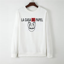 Load image into Gallery viewer, Showtly La Casa De Papel Hoodies Money Heist Tees TV Series Sweatshirt Women Clothes House of Paper Funny Harajuku Oversized
