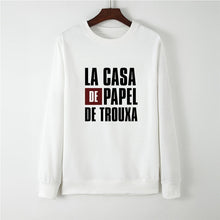Load image into Gallery viewer, Showtly La Casa De Papel Hoodies Money Heist Tees TV Series Sweatshirt Women Clothes House of Paper Funny Harajuku Oversized
