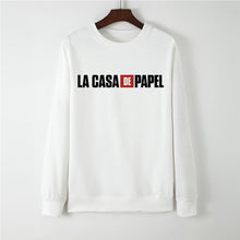 Load image into Gallery viewer, Showtly La Casa De Papel Hoodies Money Heist Tees TV Series Sweatshirt Women Clothes House of Paper Funny Harajuku Oversized
