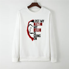 Load image into Gallery viewer, Showtly La Casa De Papel Hoodies Money Heist Tees TV Series Sweatshirt Women Clothes House of Paper Funny Harajuku Oversized
