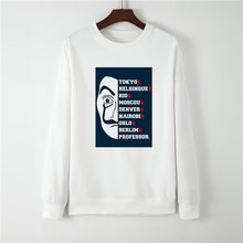 Load image into Gallery viewer, Showtly La Casa De Papel Hoodies Money Heist Tees TV Series Sweatshirt Women Clothes House of Paper Funny Harajuku Oversized
