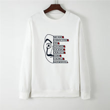 Load image into Gallery viewer, Showtly La Casa De Papel Hoodies Money Heist Tees TV Series Sweatshirt Women Clothes House of Paper Funny Harajuku Oversized
