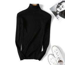 Load image into Gallery viewer, AOSSVIAO Womens Sweaters 2020 Tops Long Sleeve Turtleneck Sweater Women Thin Pullover Jumper Knitted Sweater Slim Pull Femme
