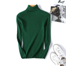 Load image into Gallery viewer, AOSSVIAO Womens Sweaters 2020 Tops Long Sleeve Turtleneck Sweater Women Thin Pullover Jumper Knitted Sweater Slim Pull Femme
