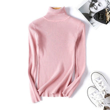 Load image into Gallery viewer, AOSSVIAO Womens Sweaters 2020 Tops Long Sleeve Turtleneck Sweater Women Thin Pullover Jumper Knitted Sweater Slim Pull Femme
