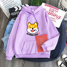 Load image into Gallery viewer, Ladies Hoodie Cartoon Shiba Inu Coach Funny Graphic Hoodie Fashion Sudadera Mujer Moletom Cute Shiba Sushi Hoodie
