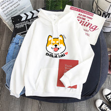 Load image into Gallery viewer, Ladies Hoodie Cartoon Shiba Inu Coach Funny Graphic Hoodie Fashion Sudadera Mujer Moletom Cute Shiba Sushi Hoodie
