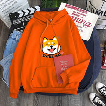 Load image into Gallery viewer, Ladies Hoodie Cartoon Shiba Inu Coach Funny Graphic Hoodie Fashion Sudadera Mujer Moletom Cute Shiba Sushi Hoodie
